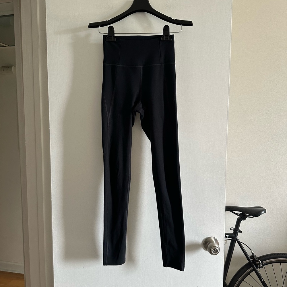 Girlfriend Collective Classic Black Full Length Leggings size XS EUC